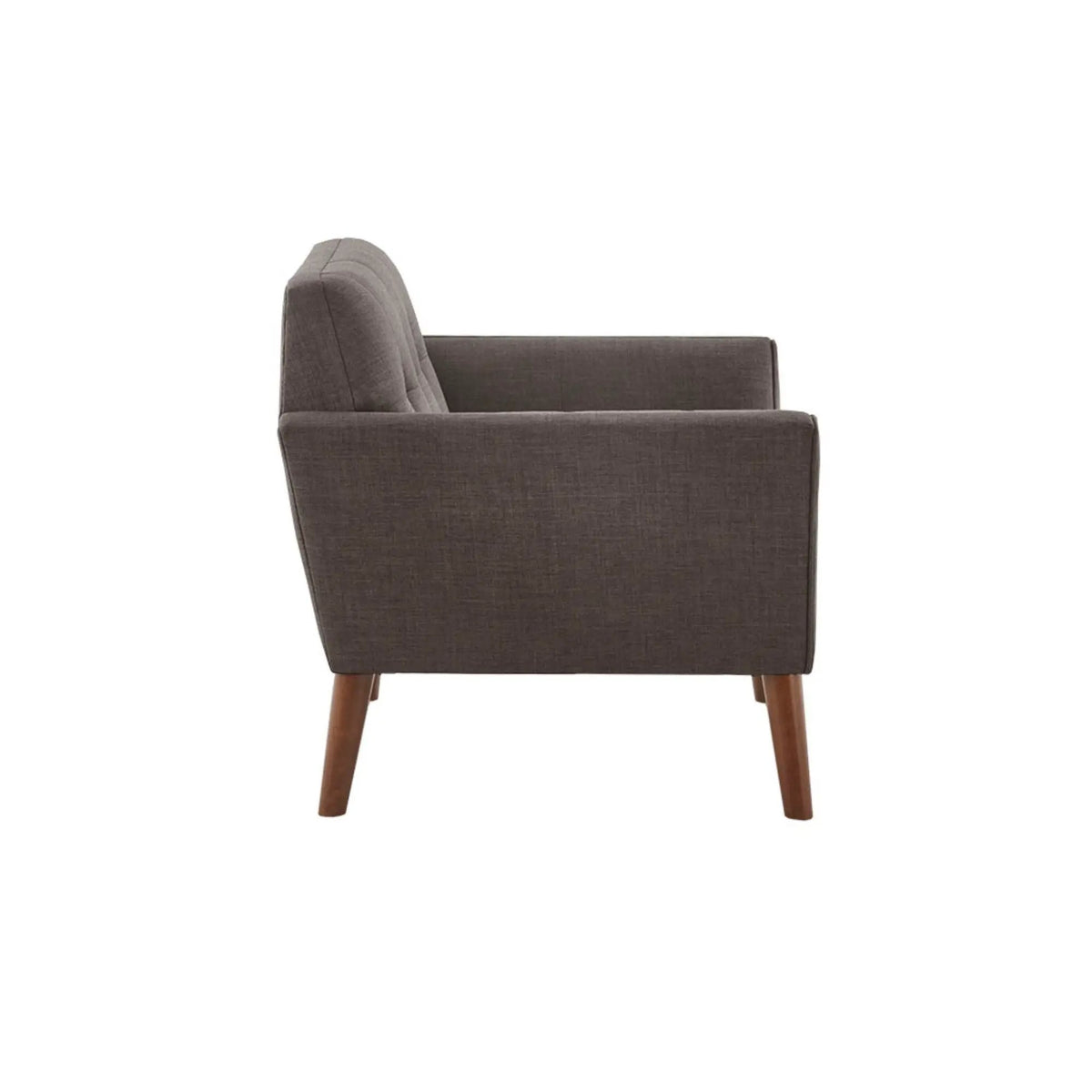 Modern Lounge Chair | Button Tufting | Mid-Century Design | Comfortable Armrests