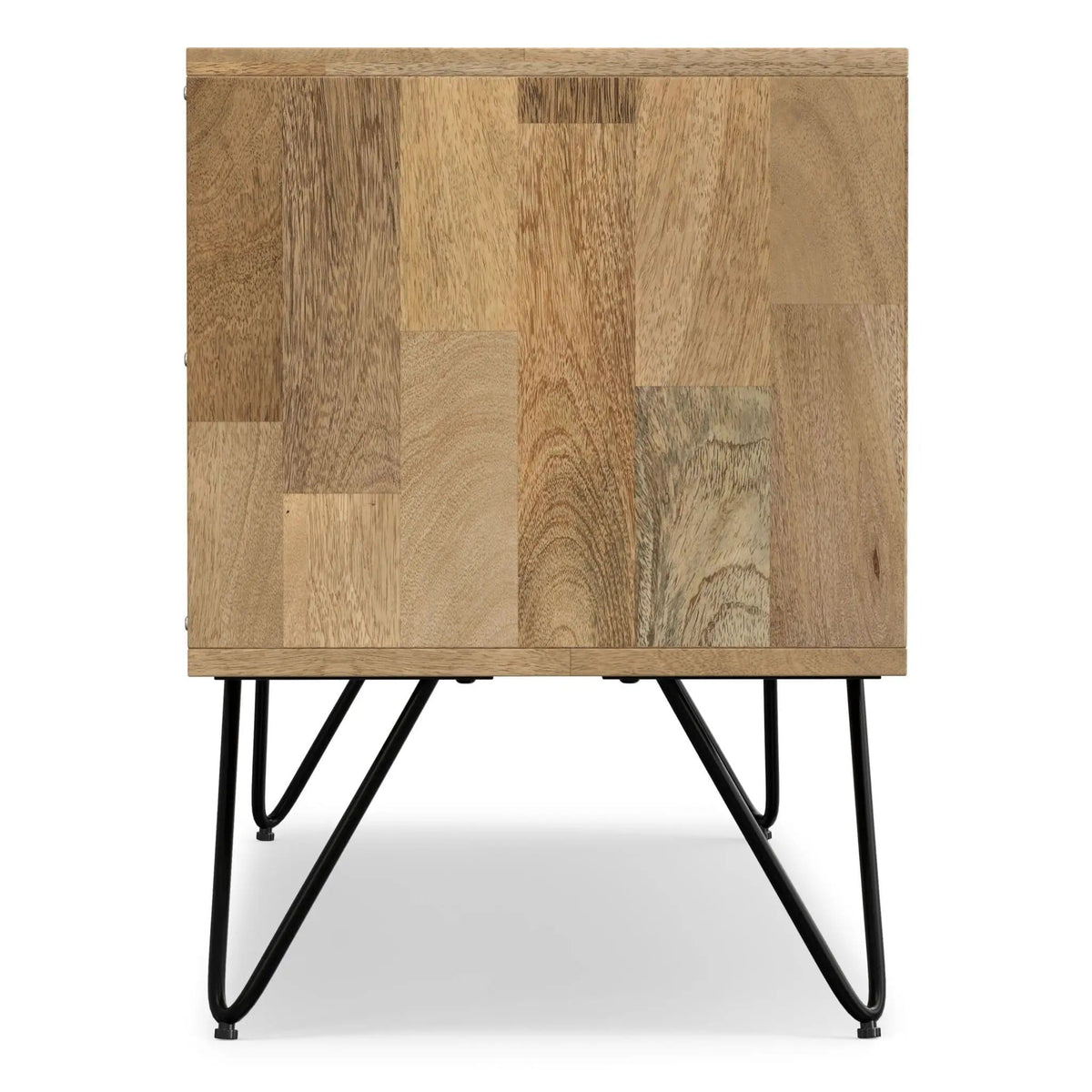 Hunter Handcrafted TV Media Stand | 3 Pieces | Iron & Metal | Living Room