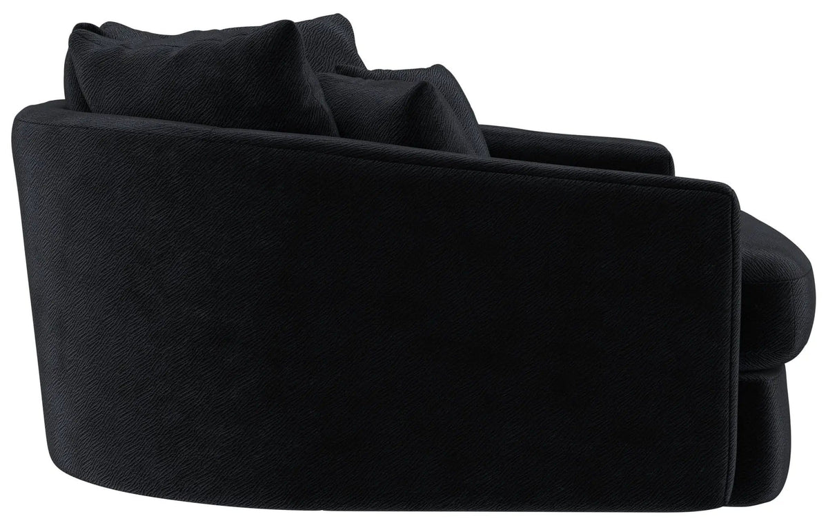 Matty Round Accent Cuddle Chaise | 3 Pieces | Living Room Furniture | Living Room