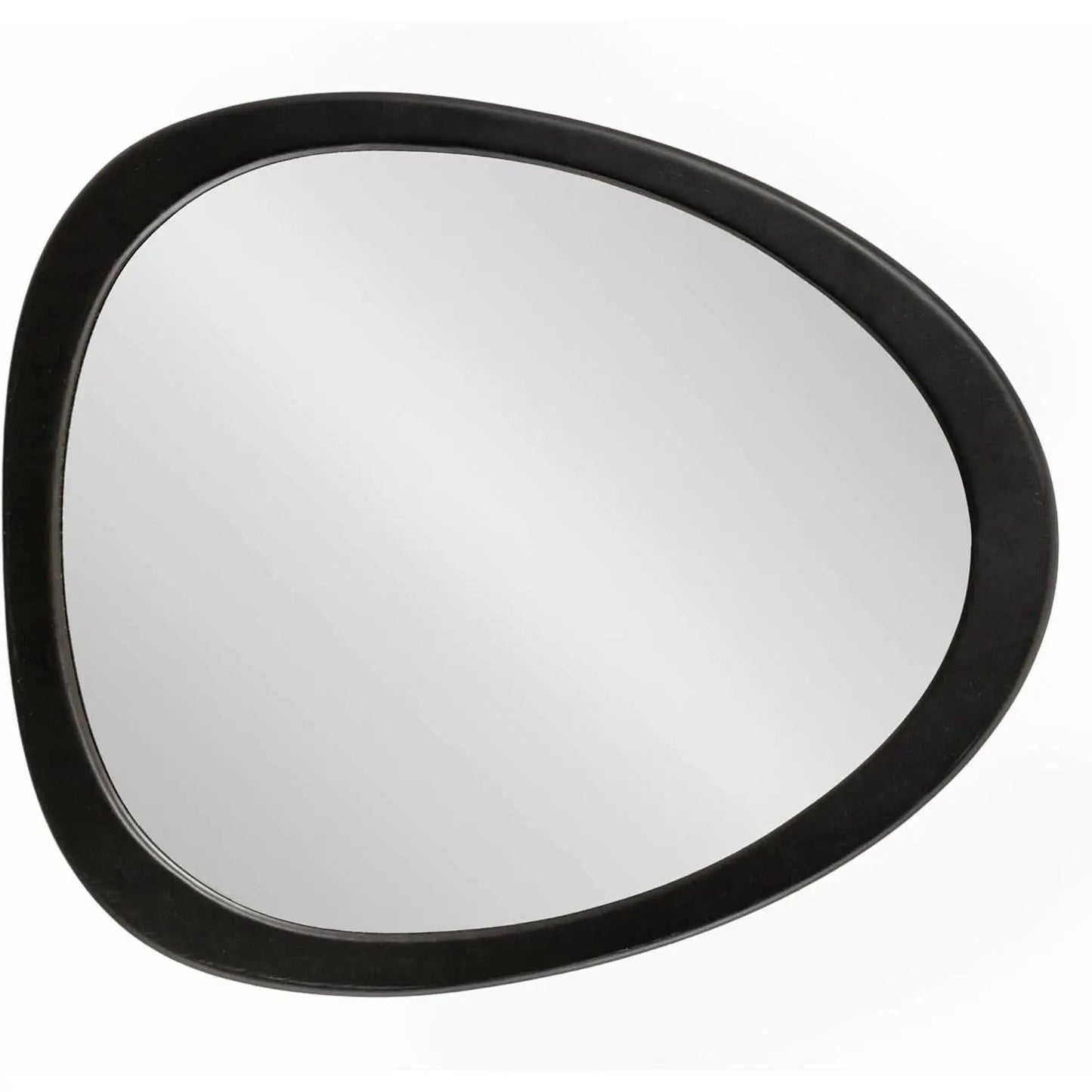 Mckinder Mid Century Wall Mirror 24x28 Black Geometric from PriceLows™