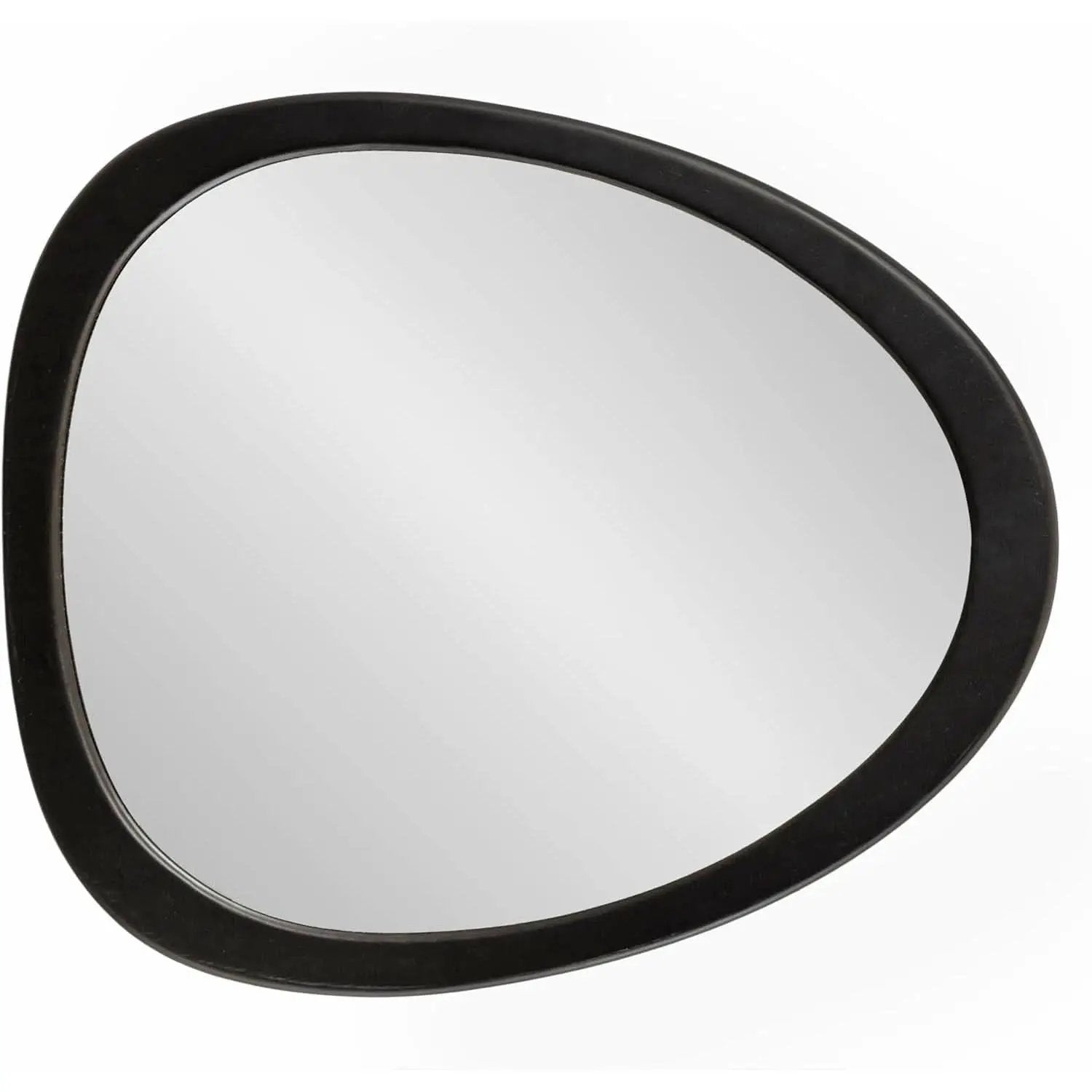 Mckinder Mid Century Wall Mirror 24x28 Black Geometric from PriceLows™