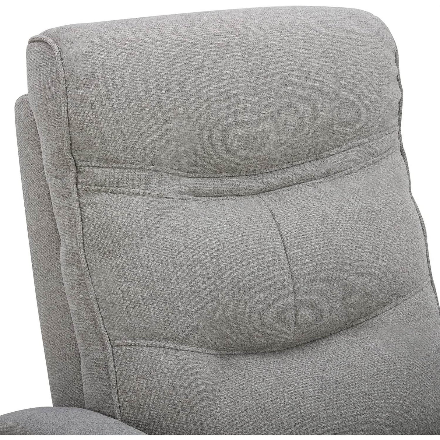 Fabric Power Swivel Glider Rocker Recliner Chair Light Grey from PriceLows™