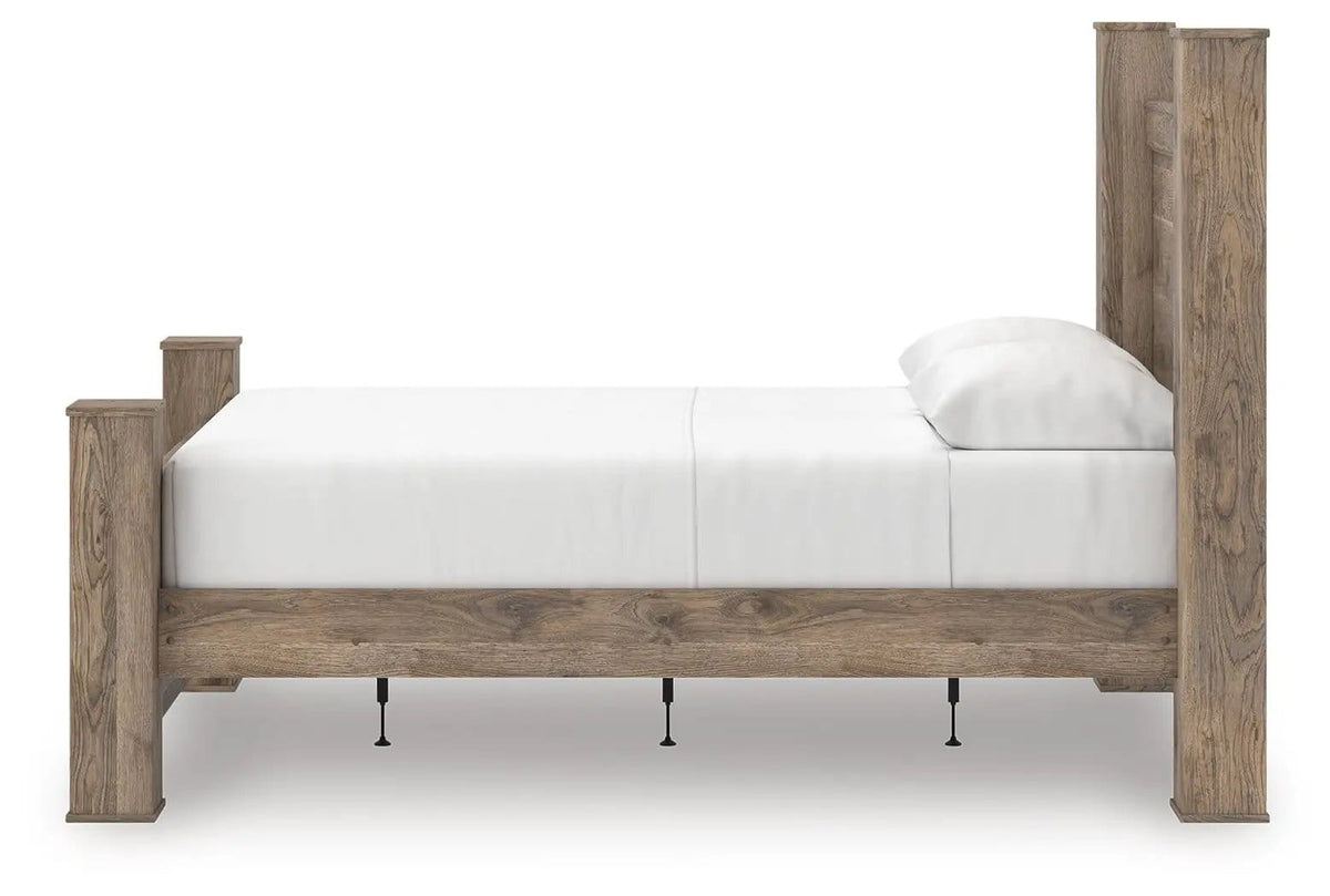 Rusticott Poster Bed | 2 Pieces | Bedroom Furniture | Bedroom