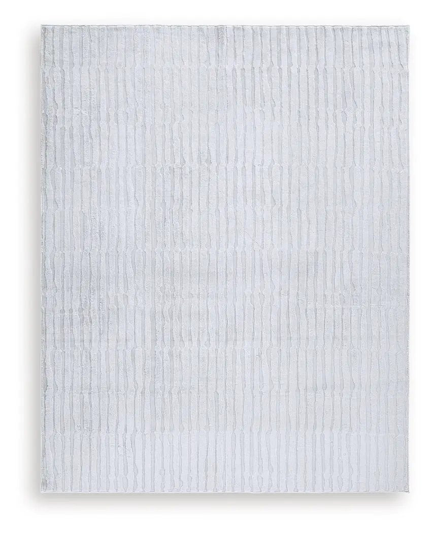 Worthley Washable Rug | Subtle Stripes | Soft Faux Fur | Neutral Tone