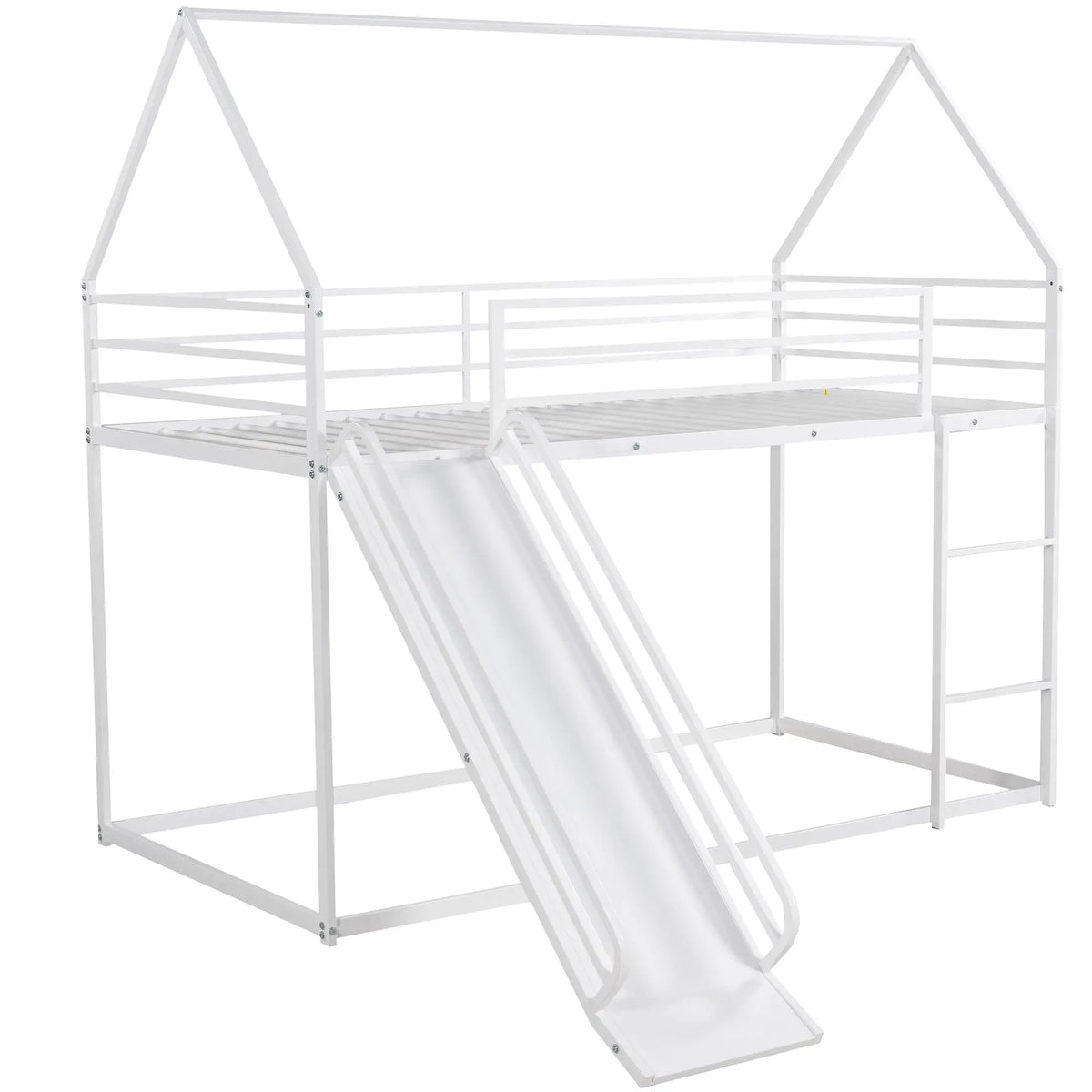 Bunk Bed | Playhouse Design | Built In Slide | Twin Over Twin