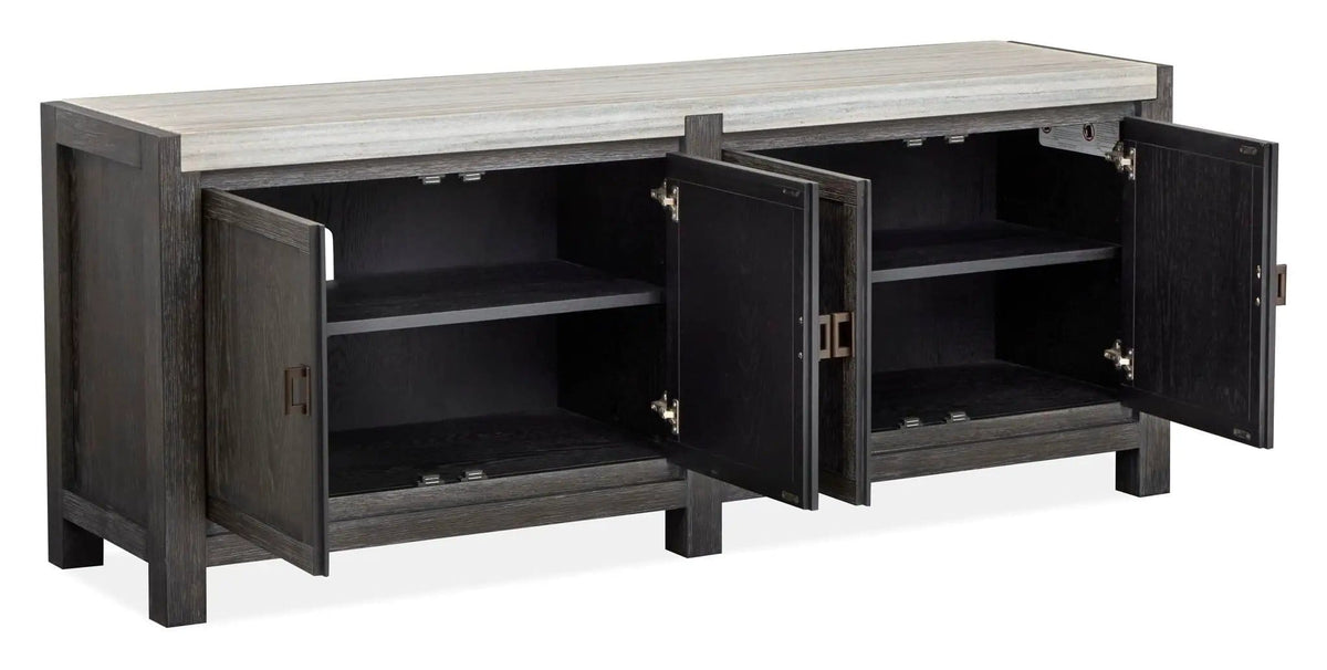 Plum Creek Door Console TV Stand | 2 Pieces | Living Room Furniture | Living Room