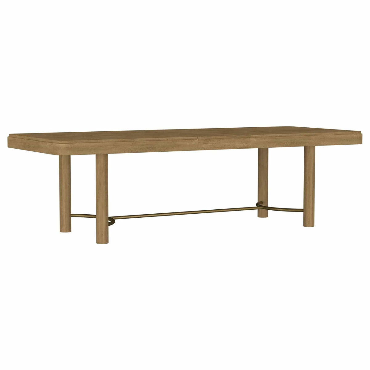 Arini 104-inch Extension Leaf Dining Table Sand Wash | 86 x 42 x 30 in | Rubberwood & Veneer | Dining Room
