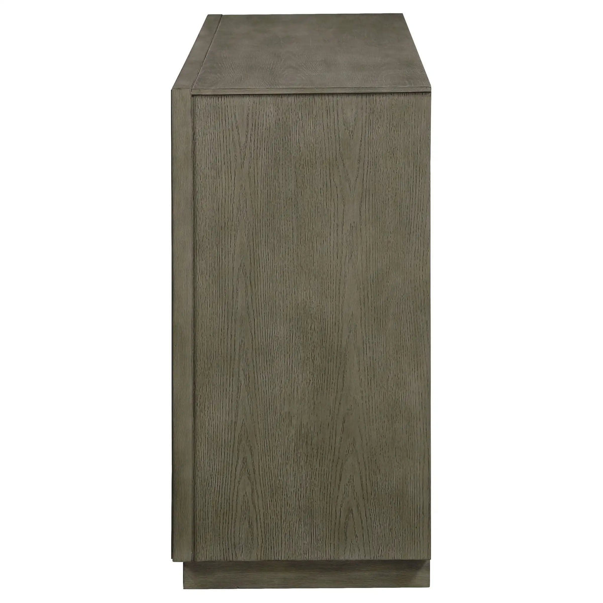 Durango 8-drawer Dresser Taupe | 70 x 20 x 38.5 in | Engineered Wood & Metal | Oak