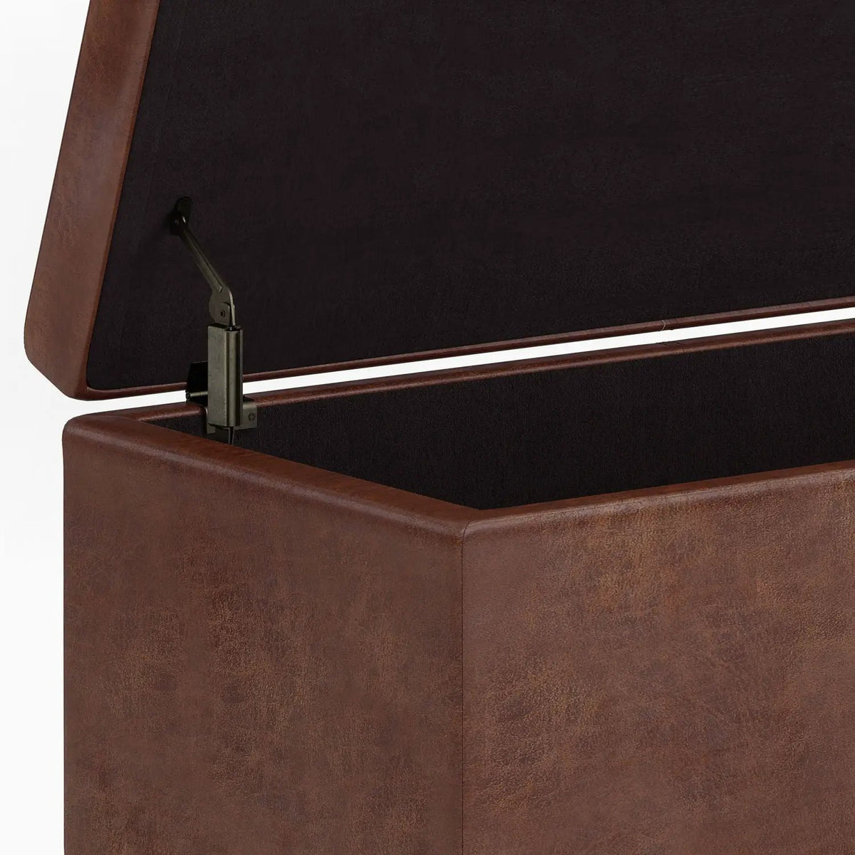 Storage Ottoman Bench | Solid Wood Frame | High Density Foam