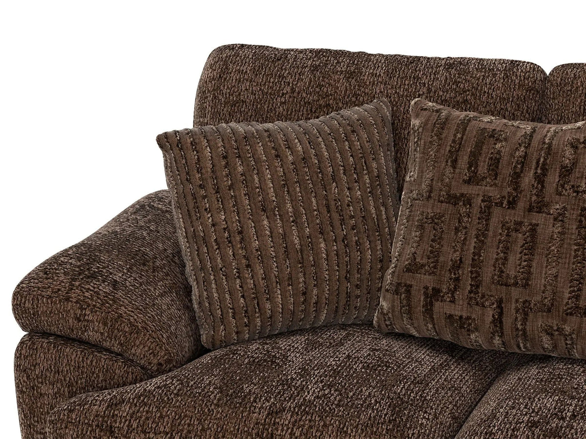 Jaden Fabric Loveseat | 2 Pieces | Chenille & Fabric | Living Room
