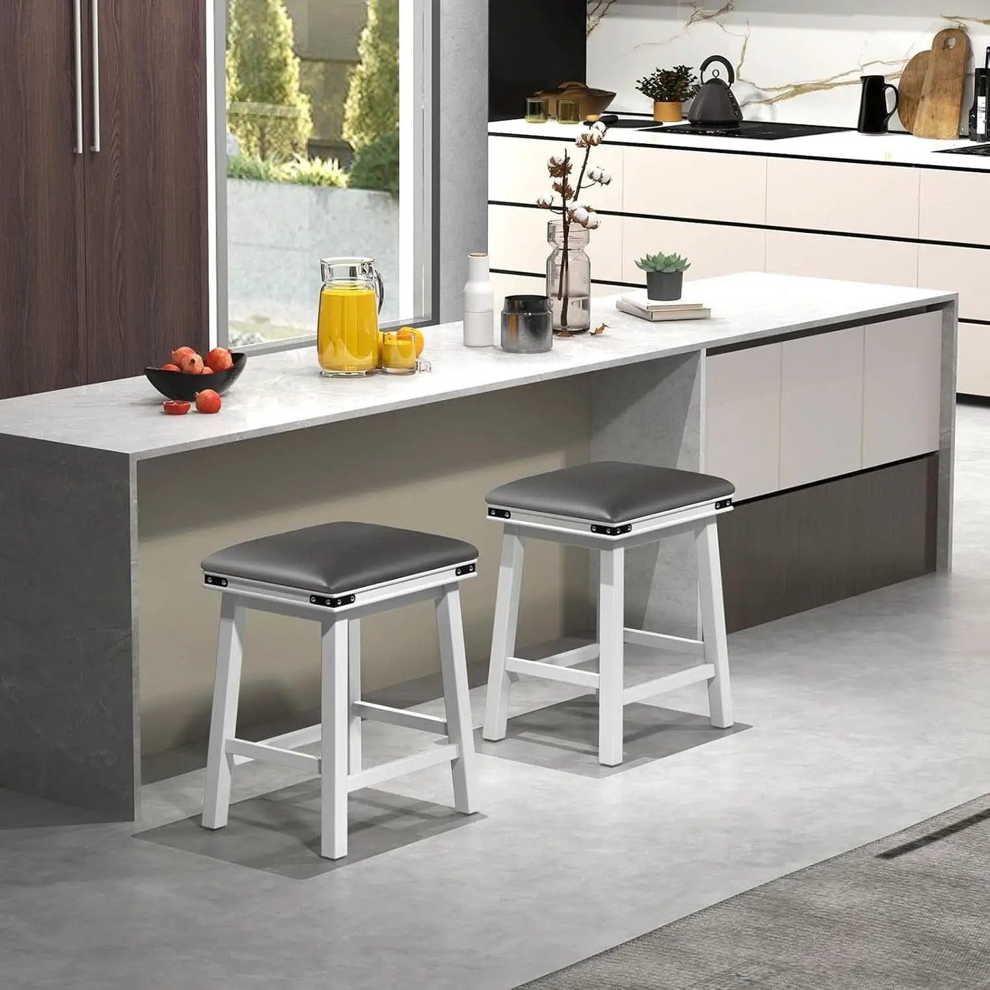 24 Inch Counter Height Bar Stools Set of Two from PriceLows™