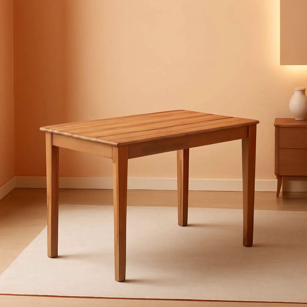 Rectangular Dining Table 48 By 30 Inch Natural Wood from PriceLows™