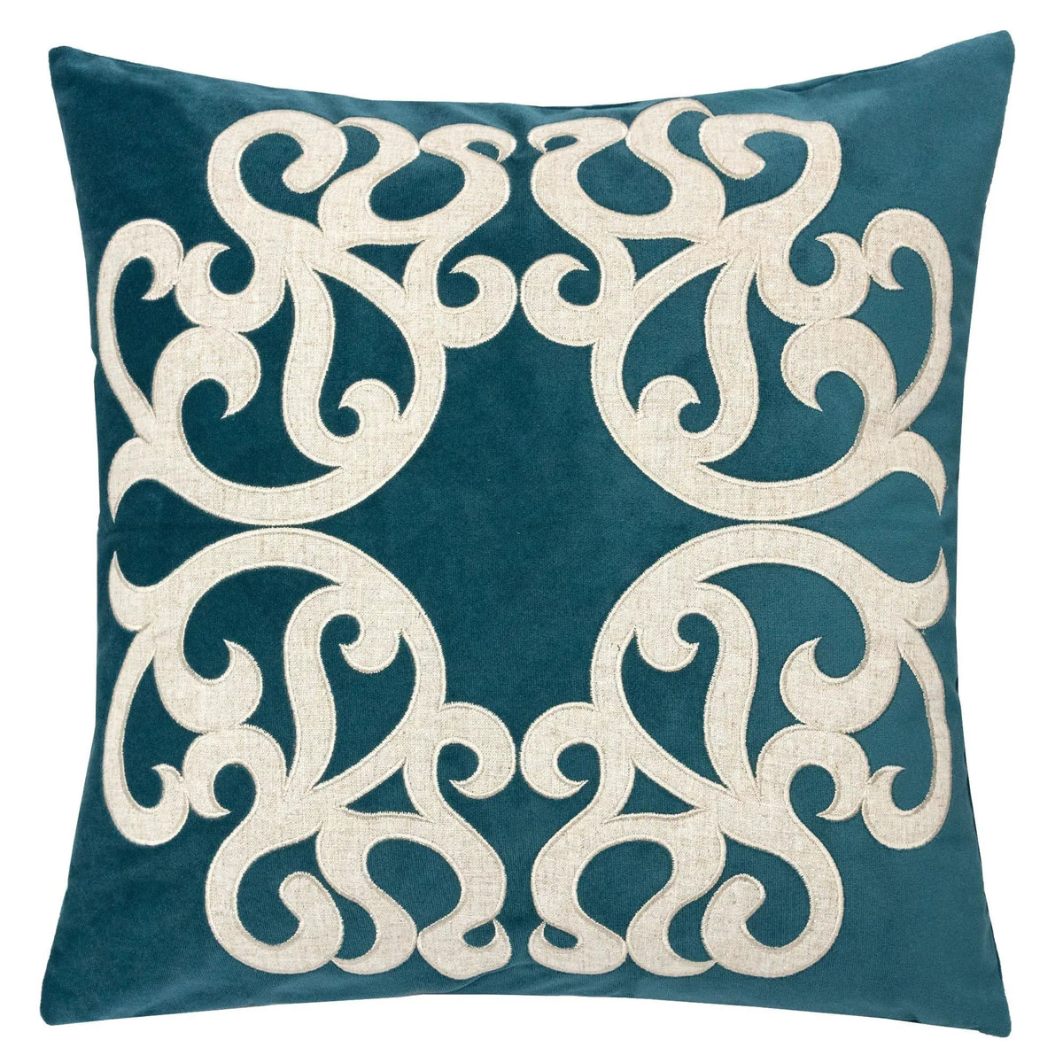 Pillow Cover | Vintage Vine Pattern | Hidden Zipper | Matching Back