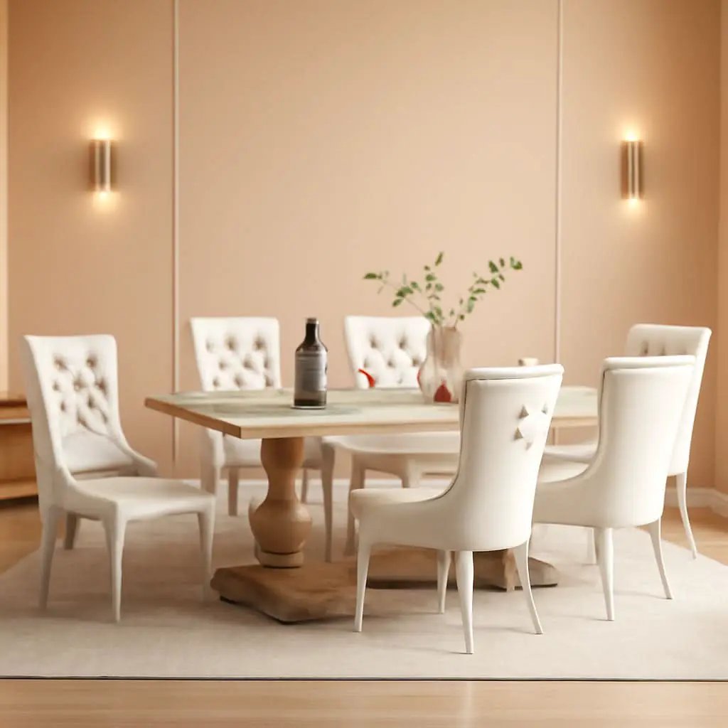Velvet Upholstered Dining Chairs Set Of 4 For Kitchen from PriceLows™