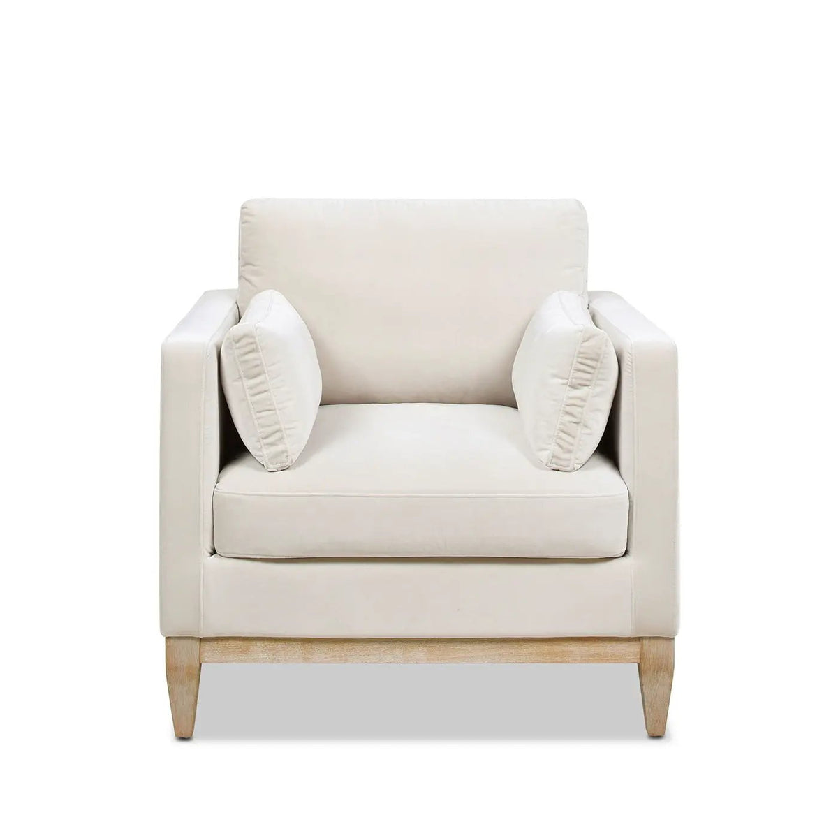 Knox Modern Farmhouse Arm Chair | Feather-Down Wrapped Cushions | Reversible Back And Arm Cushions | Durable Upholstery