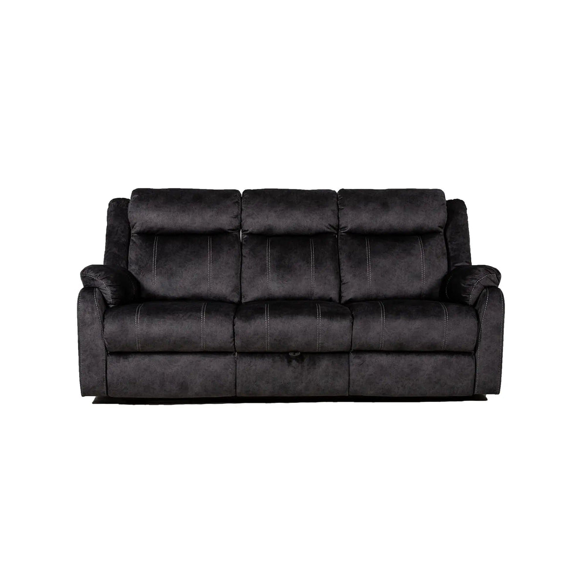 Sonet Domino Reclining Sofas | 2 Pieces | Fabric & Metal | Living Room