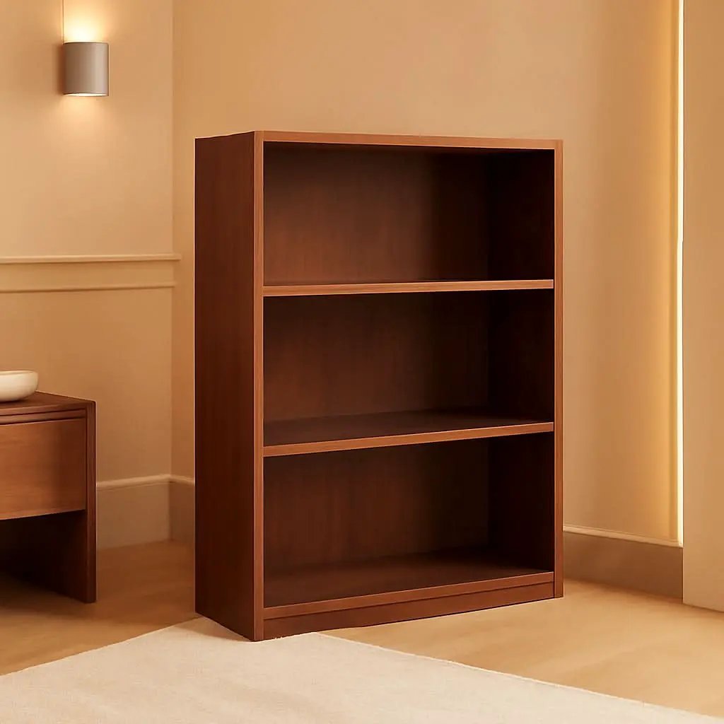 Beginnings 3 Shelf Bookcase In Brook Cherry Finish from PriceLows™