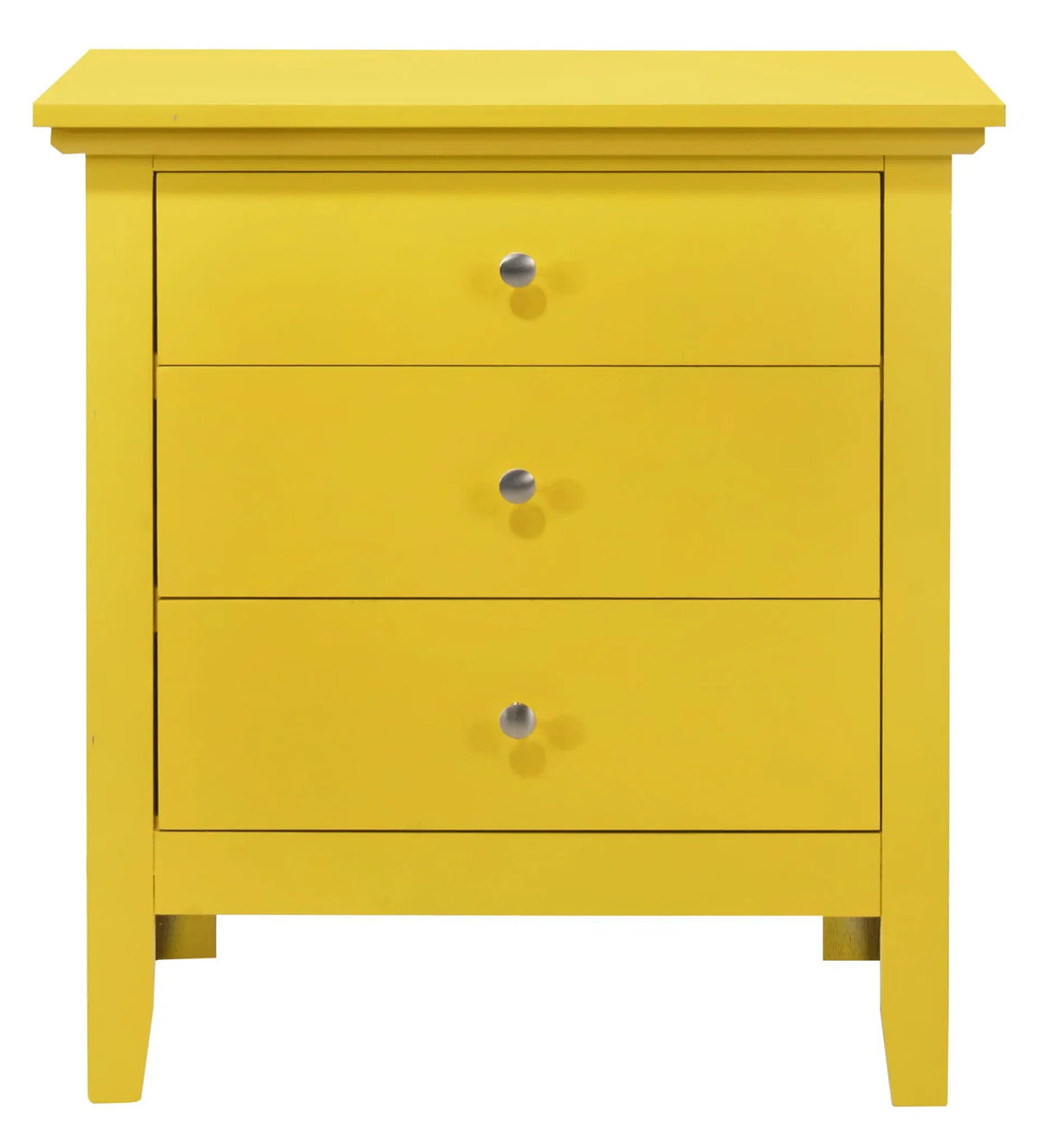 3 Drawer Nightstand | Real Wood Veneer | Dovetail Joints | Fully Assembled