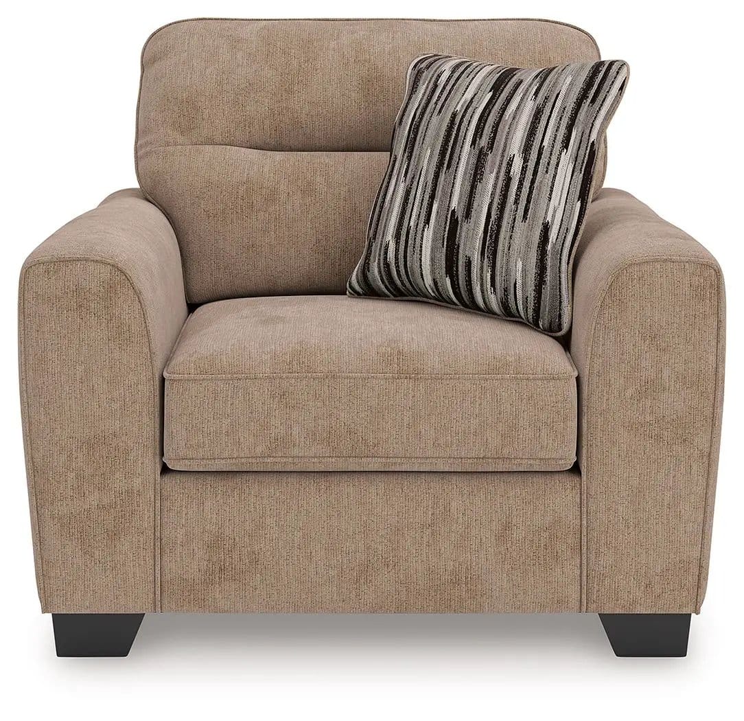 Chair And A Half | Mocha Upholstery | Oversized Contemporary