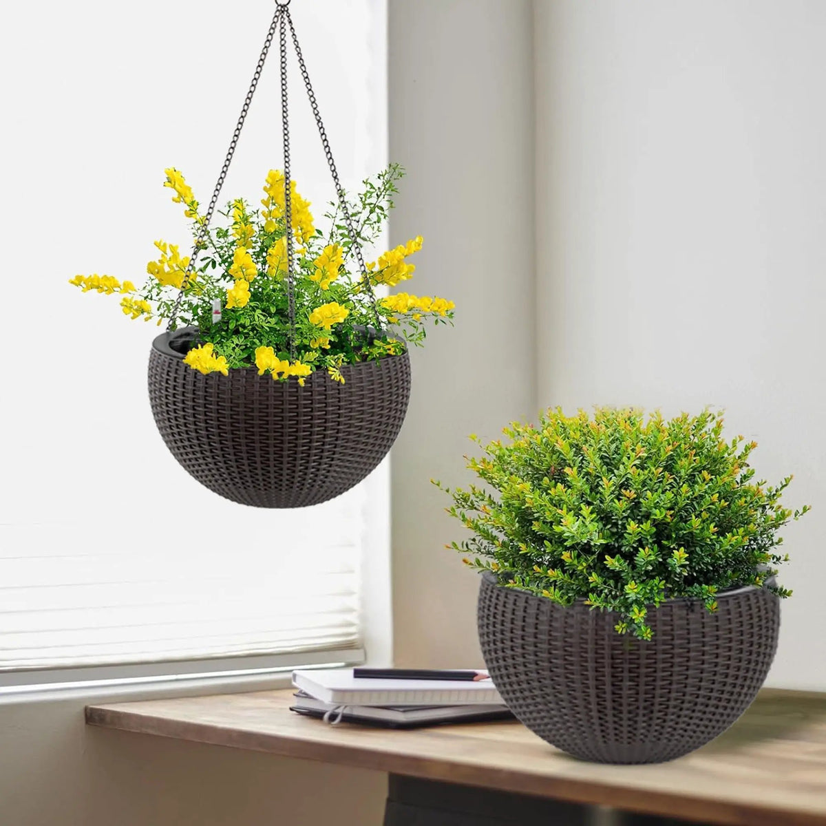 Hanging Planter | Self Watering | Breathable Design | Large Capacity