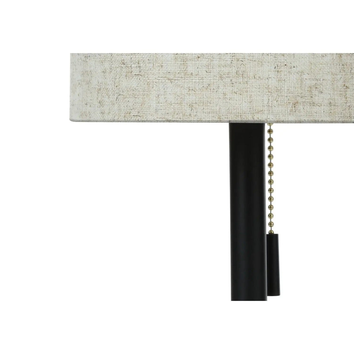 Lighting, Table Lamp, USB Port Included, Nickel, Contemporary (Set of 2) | 2 Pieces | Fabric & Metal | Home
