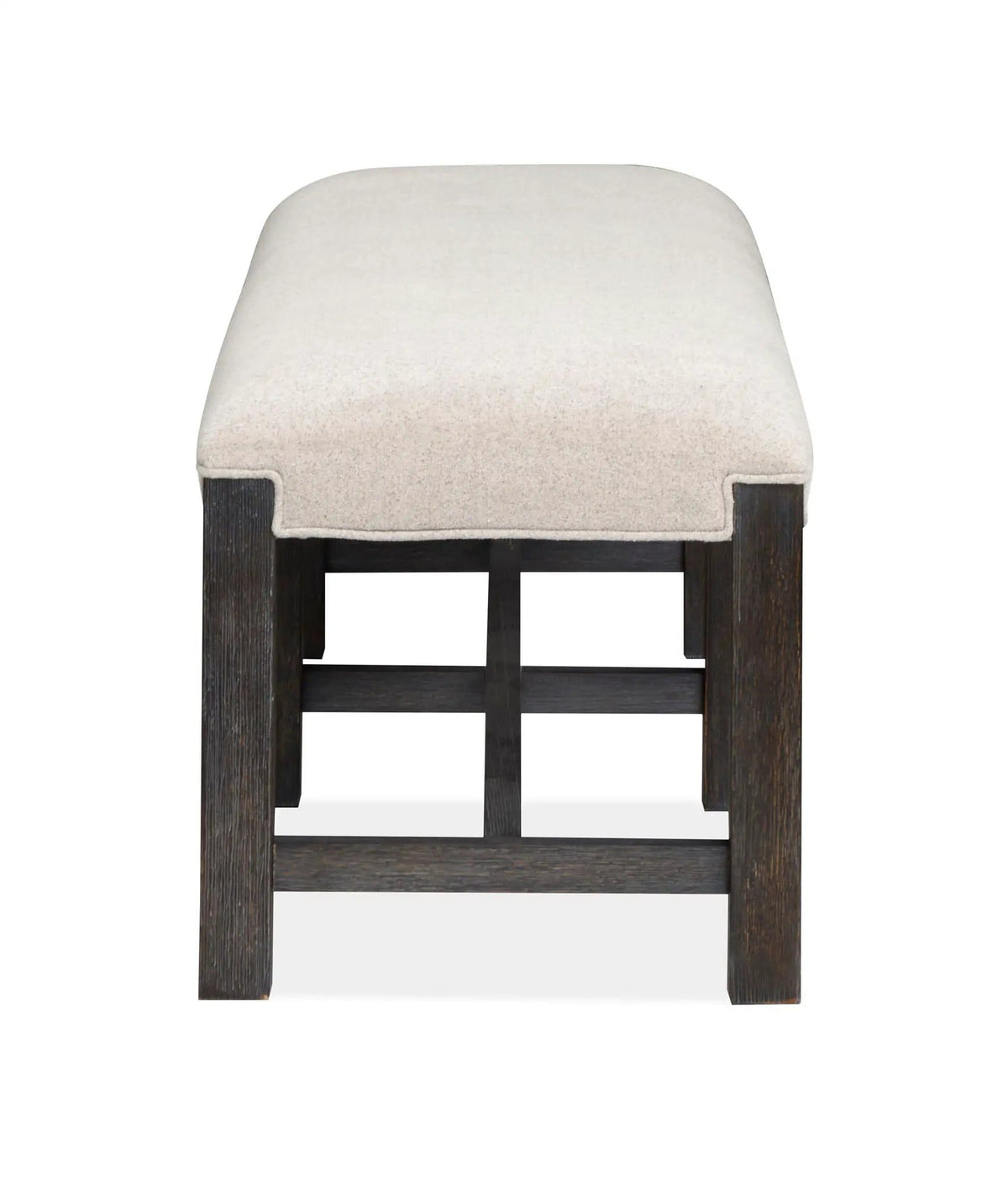 Plum Creek Bench | 2 Pieces | Oak Veneer & Fabric | Home