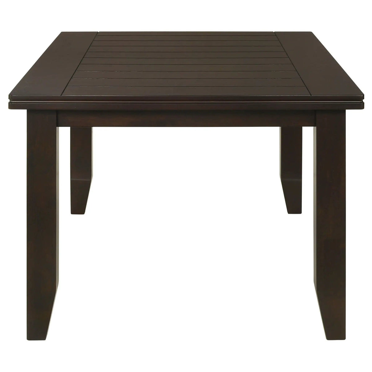 Dalila Rectangular 66-inch Wood Dining Table | 66 x 42 x 30 in | Rubberwood & Engineered Wood | Cappuccino