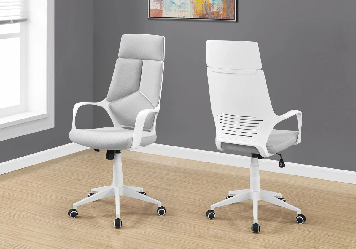 High-Back Executive Swivel Chair | Integrated Support | Armrests | 45.75 Inch Height