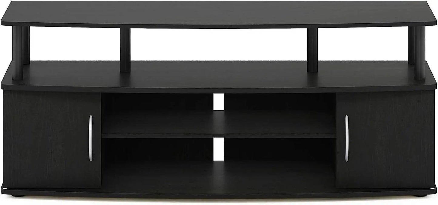 Jaya 55 Inch TV Entertainment Stand Blackwood Wood Cabinet from PriceLows™