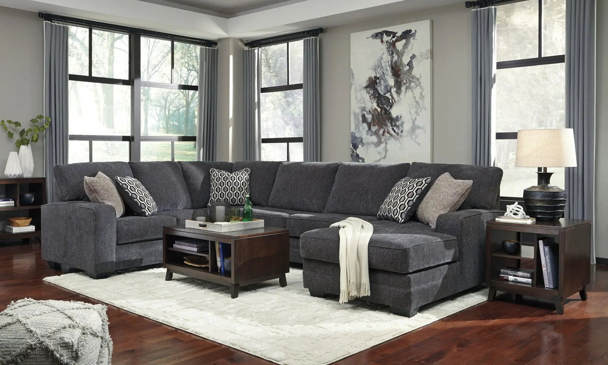 Sectional Sofa | 3 Piece Set | Left Arm Facing Corner | Deep Seat