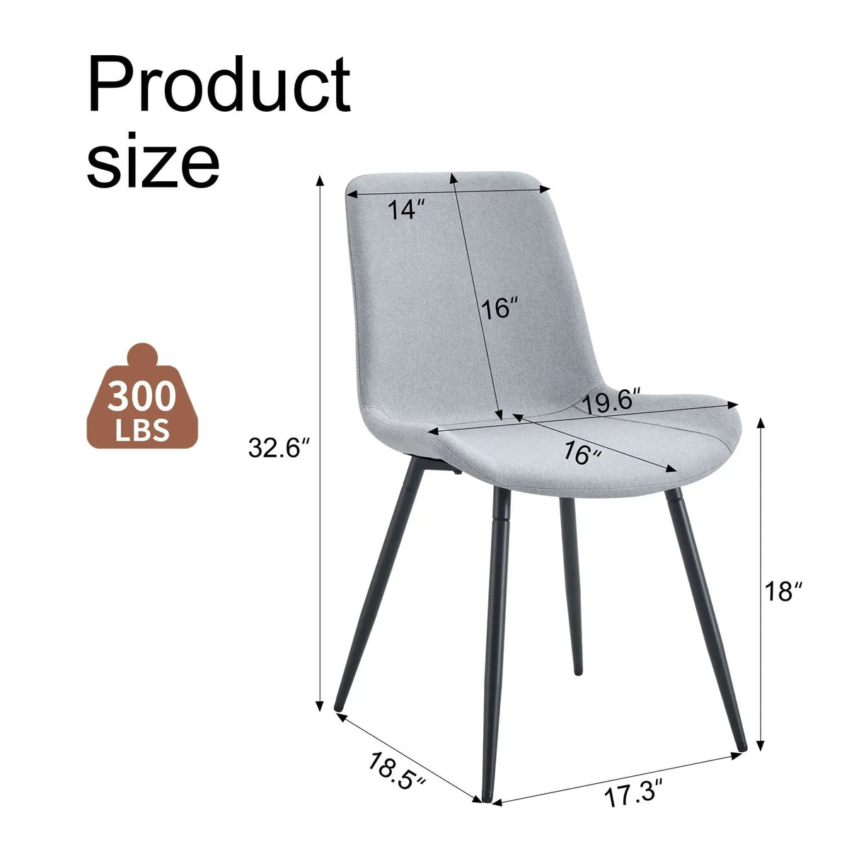 Modern Medieval Style Restaurant Cushioned Chairs With Suede Backrests Chair Set | 3 Pieces | Fabric & Metal | Dining Room