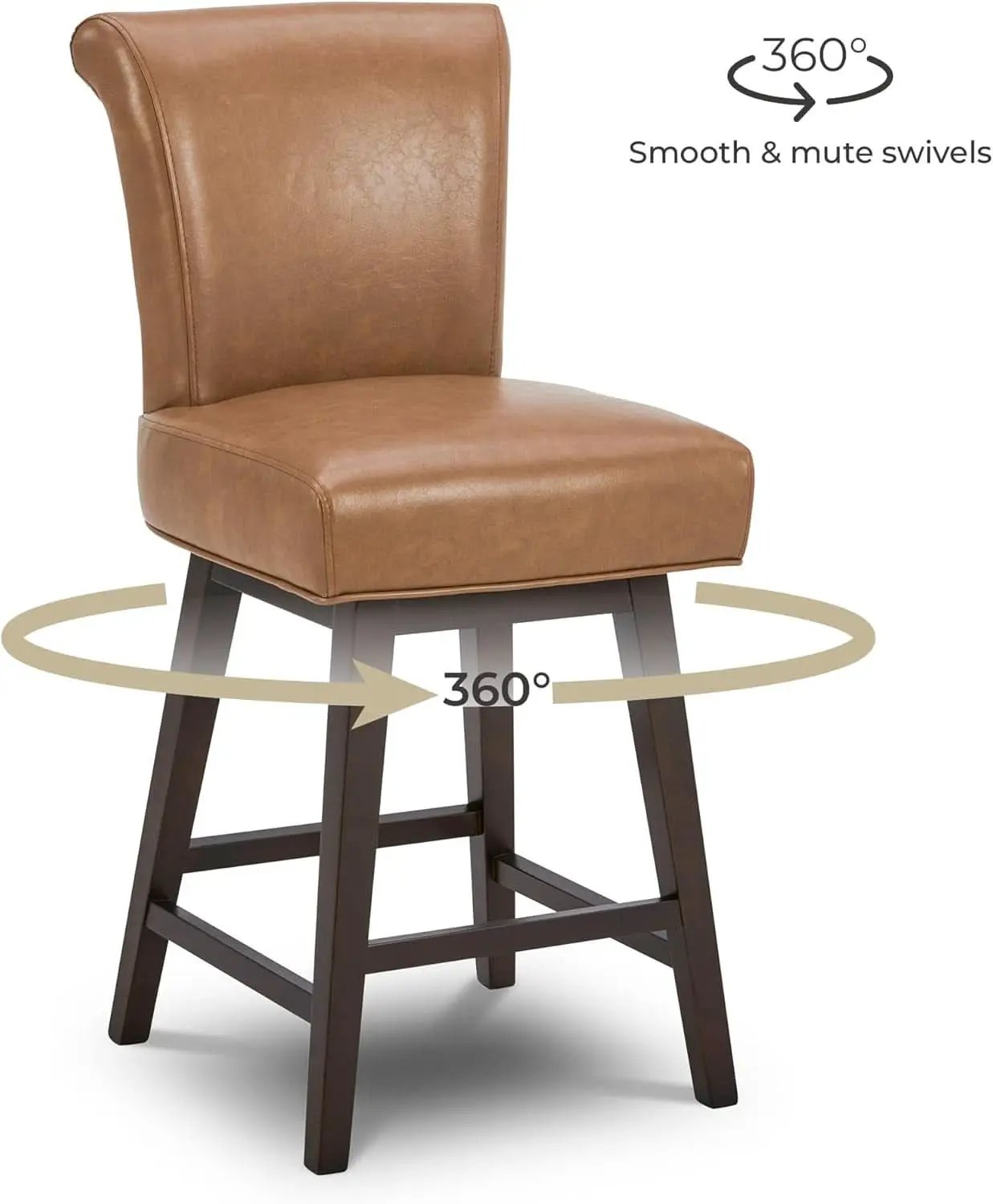 26 Inch Counter Height Swivel Bar Stools Set from PriceLows™
