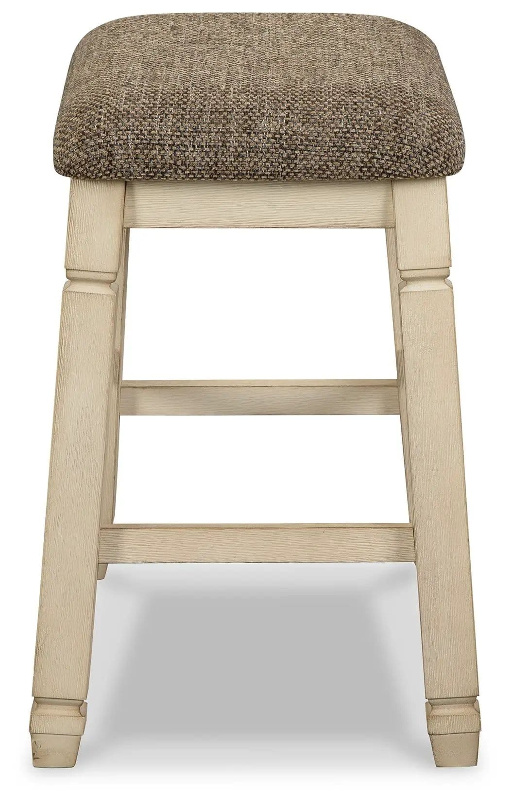 Bolanburg Upholstered Stool (Set of 2) | 20.75 x 16.63 x 23.5 in | Solid Wood & Polyester | Beige