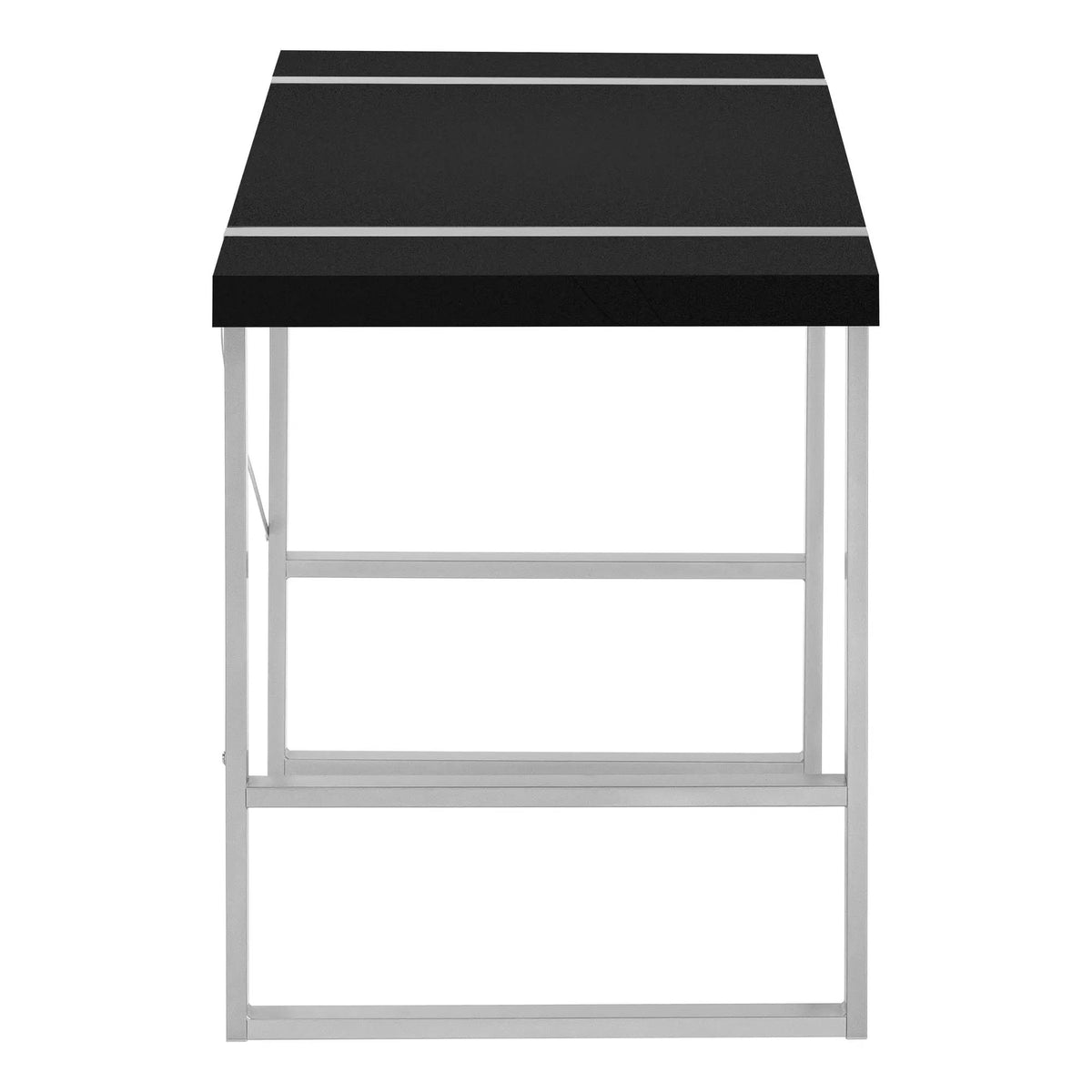 Industrial Computer Desk | 49 Inch Width | Robust Metal Legs | X-Shaped Support Bar