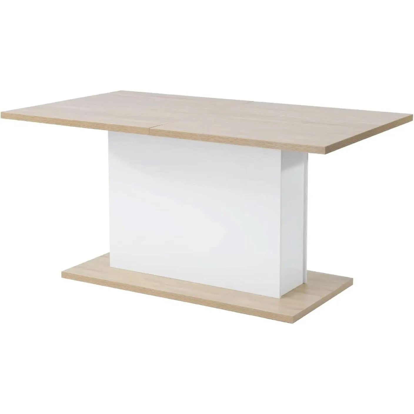 Extensible Dining Table For 4 To 8 People Wooden Top from PriceLows™