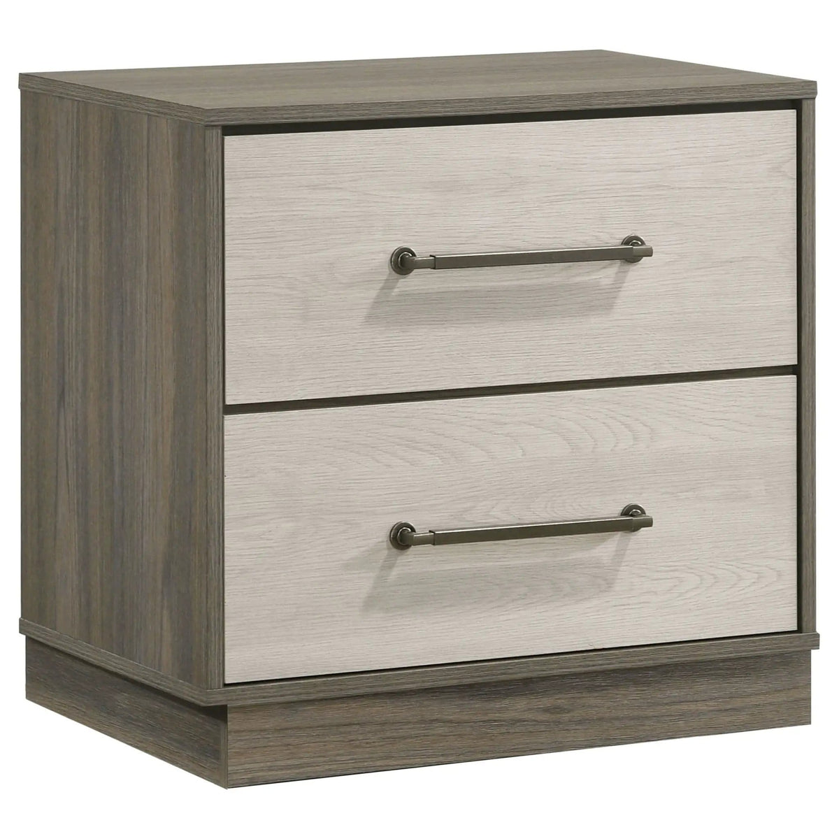 Fenwick 5-piece Eastern King Bedroom Set Grey | 5-Piece Set | Metal & Veneer | Oak