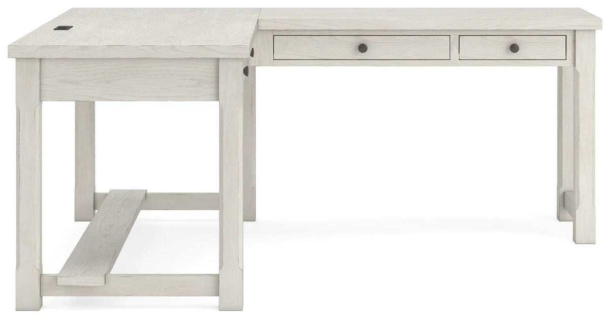 Robbinsdale Home Office Desk | 2 Pieces | Wood | Home Office