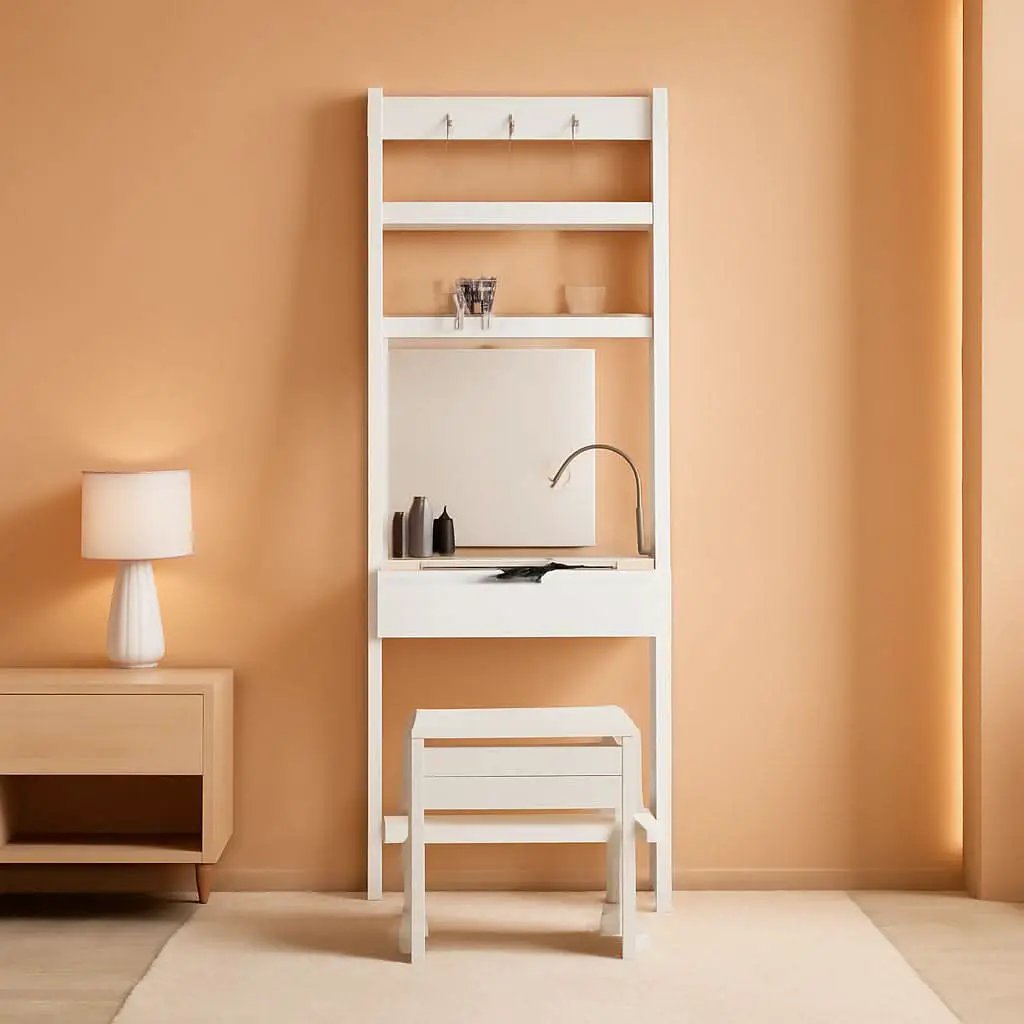 3 In 1 Vanity Table With Flip Top Mirror Makeup Desk from PriceLows™