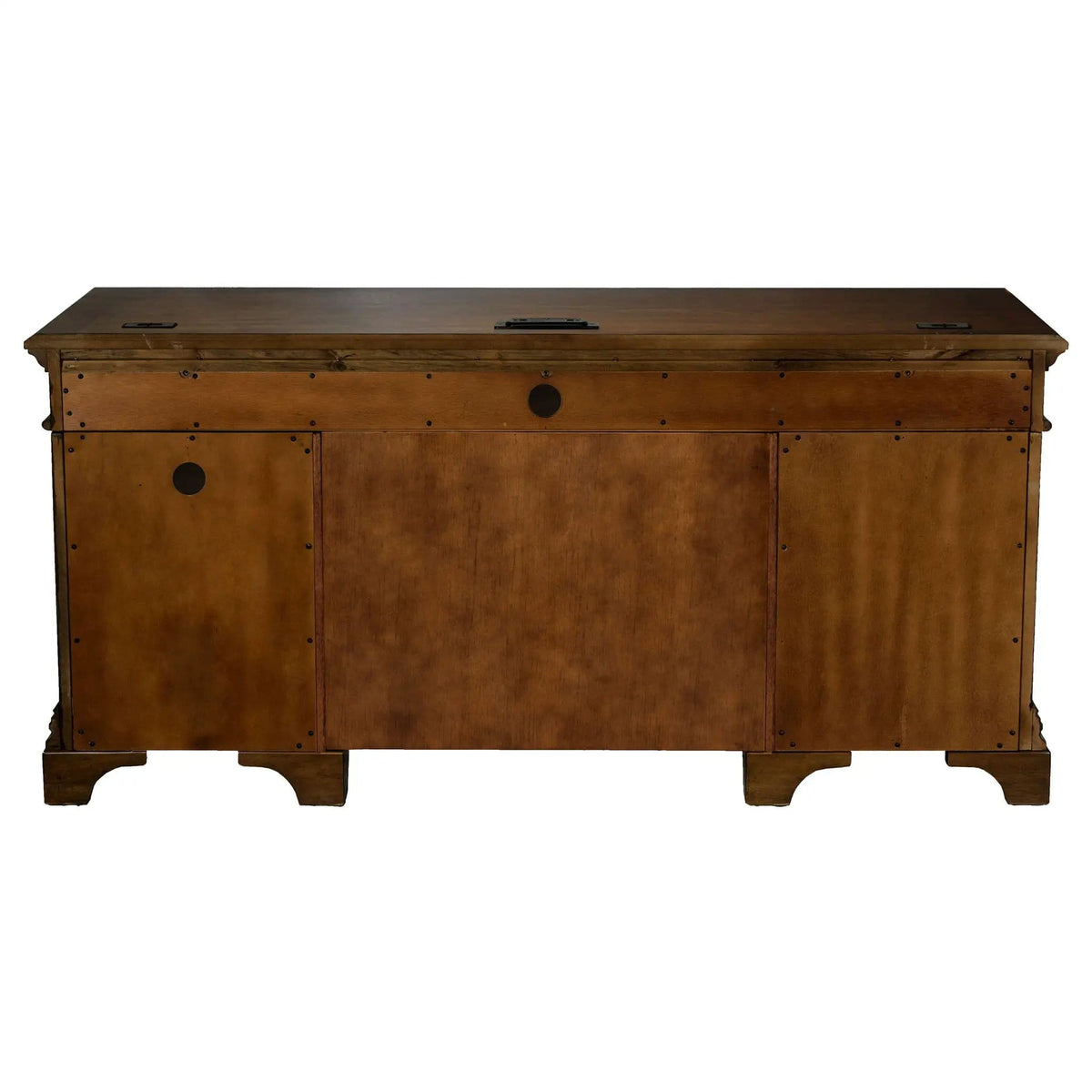 Hartshill 66-inch 5-drawer Credenza Office Desk Burnish | 66 x 24 x 31.25 in | 5-Drawer | Oak
