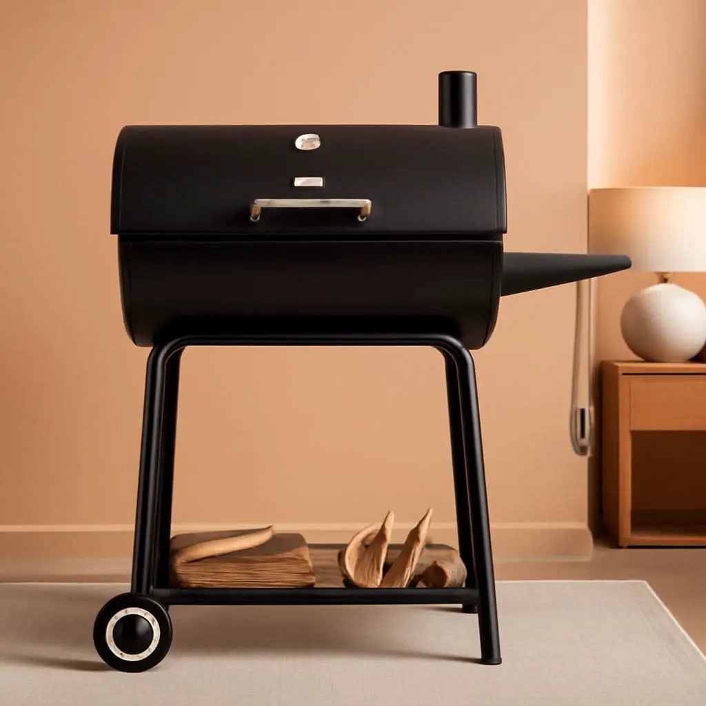 30 Inch Barrel Charcoal Grill With 627 Square Inches Cooking Space from PriceLows™