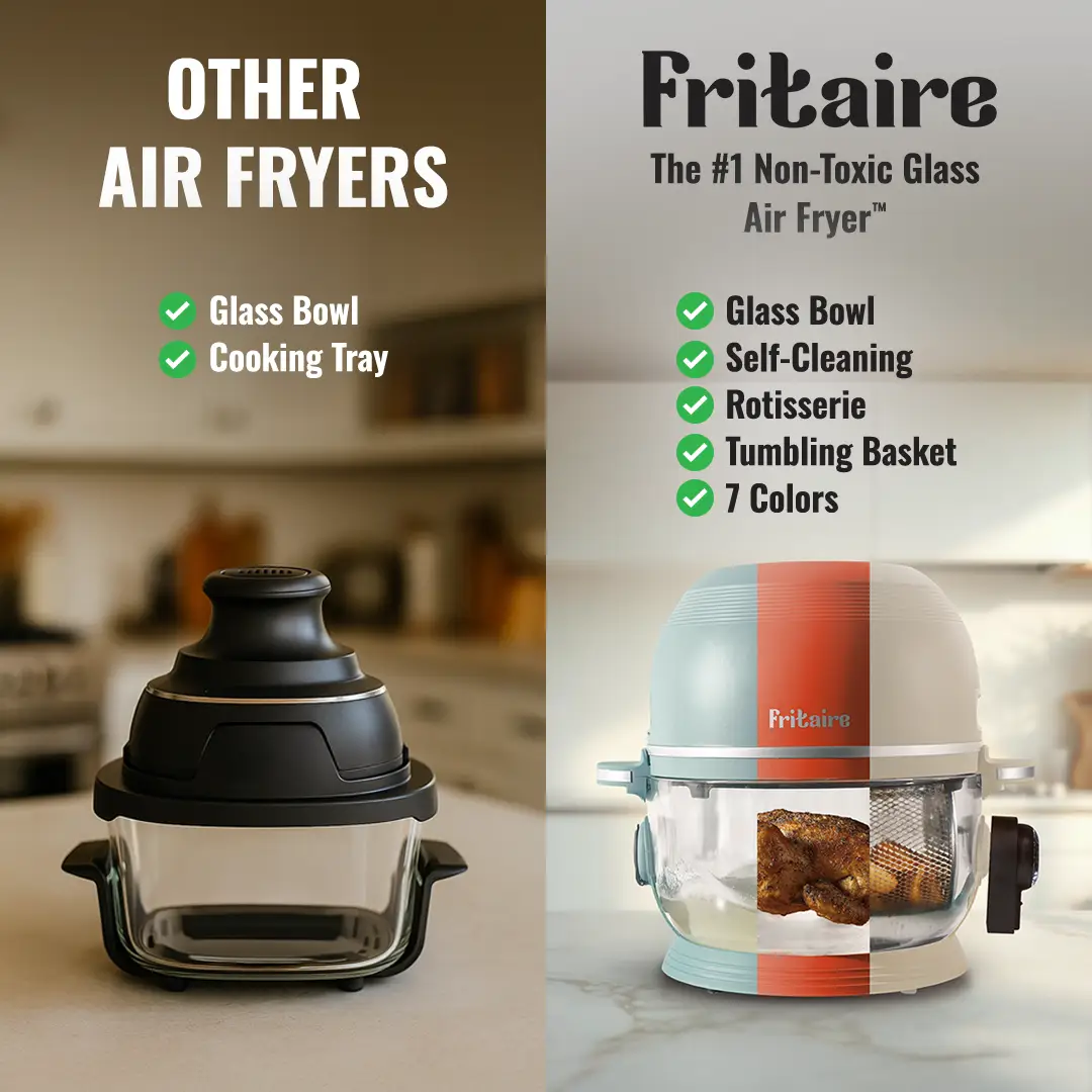 Self-Cleaning Air Fryer™ & Non-Toxic Air Fryer™ - Orange from PriceLows™