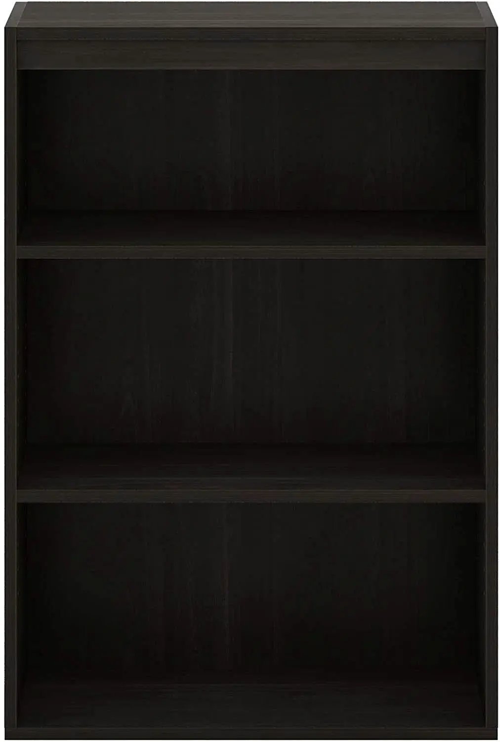 Pasir 3 Tier Open Shelf Bookcase Dark Espresso 31 Inch from PriceLows™