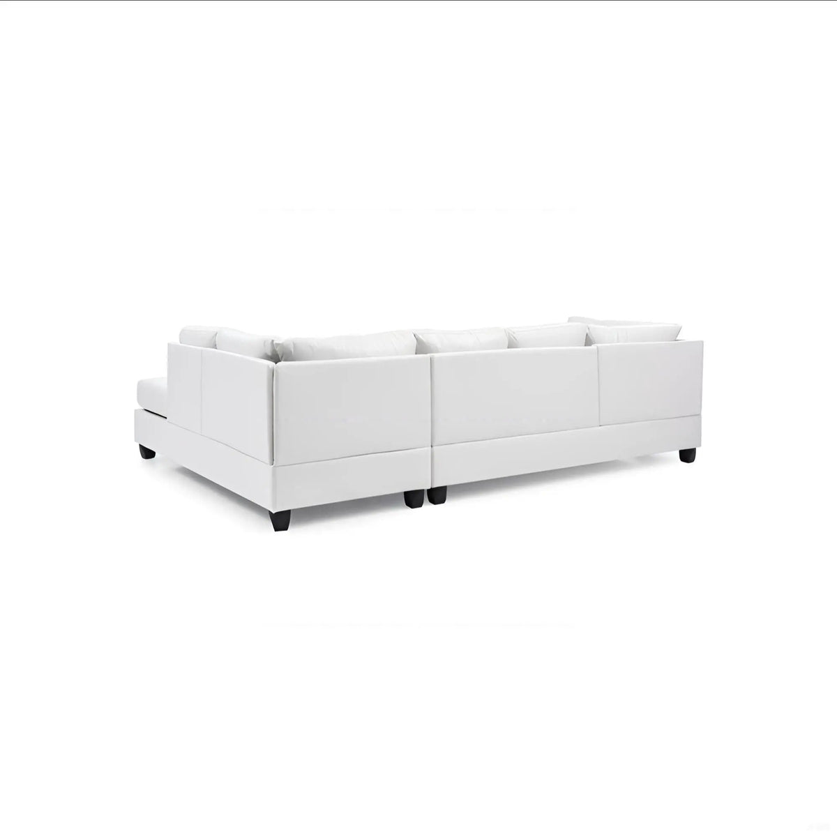 Malone Comfort Sectional | Pocketed Coil And Foam Seating | Removable Backs | 111 Inch Length