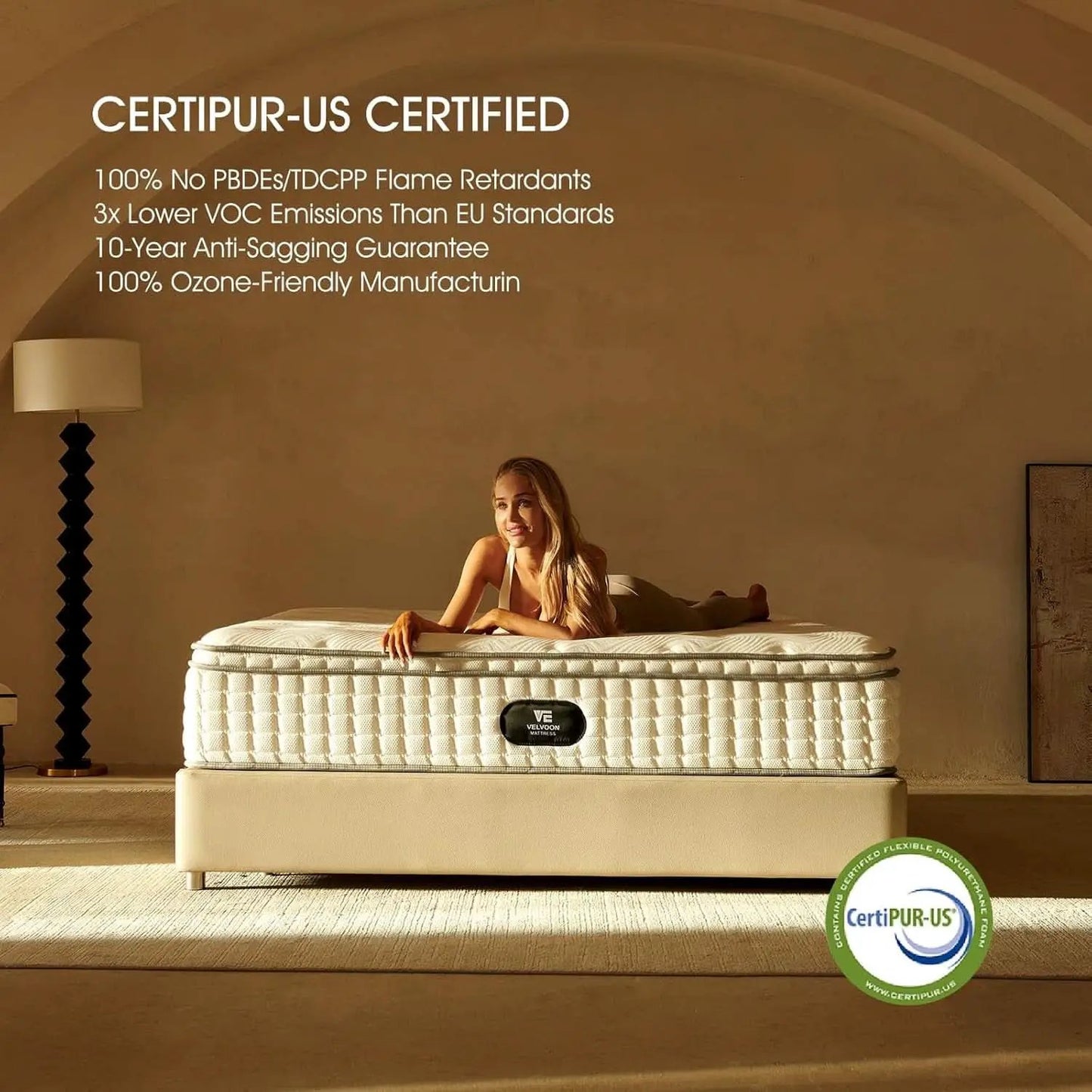 Queen TwelveInch Cooling Gel Memory Foam Pressure Relief Mattress from PriceLows™
