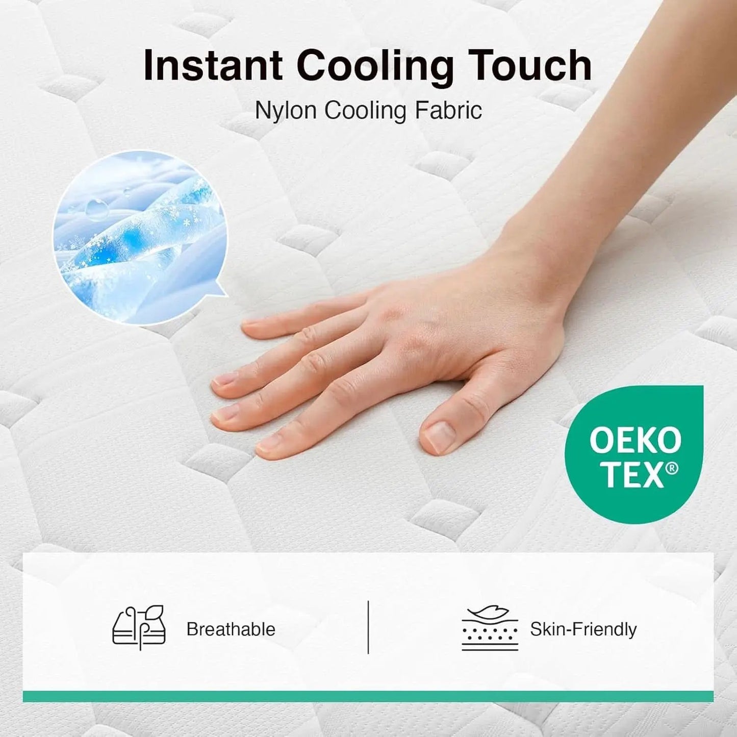 Queen Size Hybrid Mattress Gel Memory Foam Certipur US Certified from PriceLows™