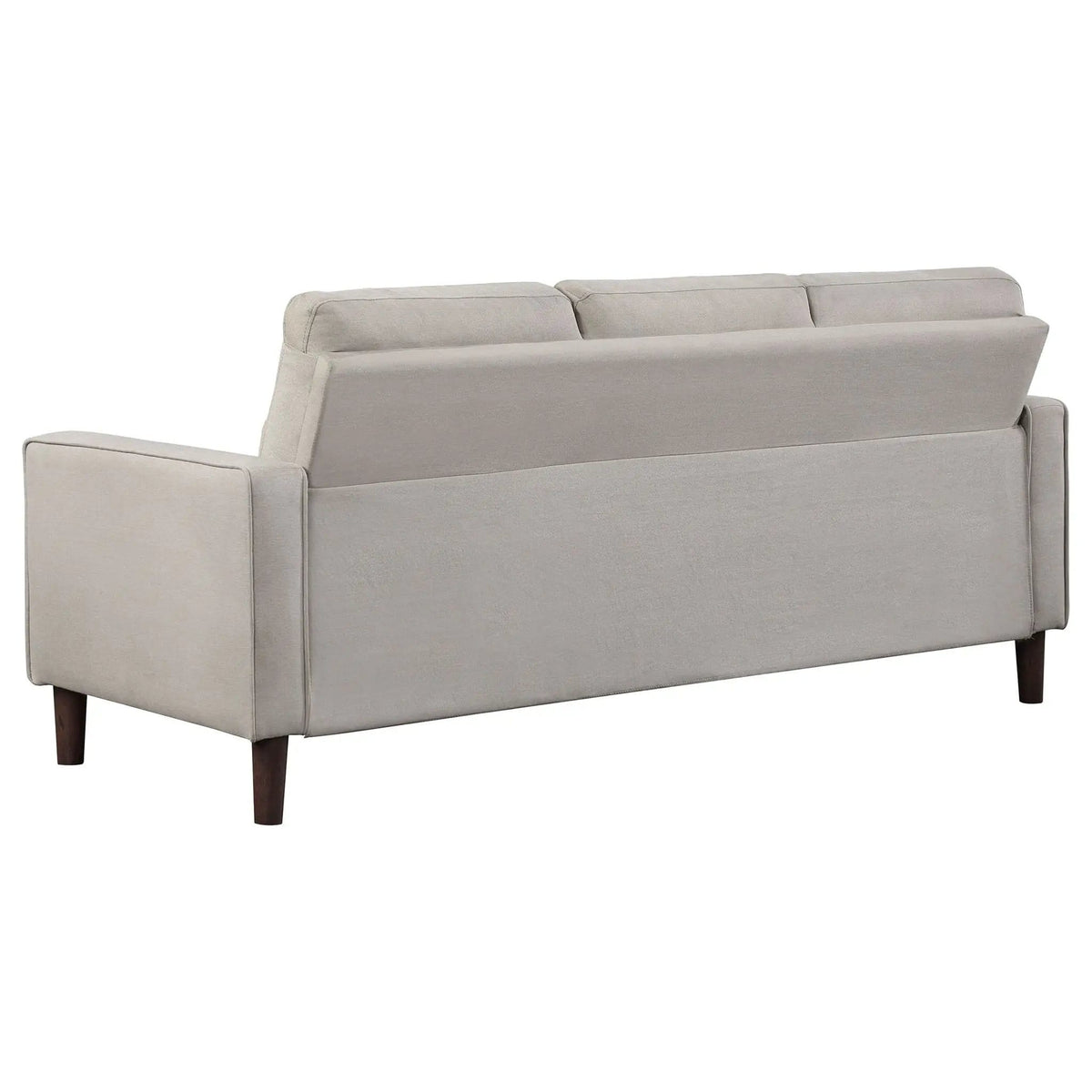 Bowen 2-piece Upholstered Track Arm Tufted Sofa Set | 2-Piece Set | Fabric | Beige