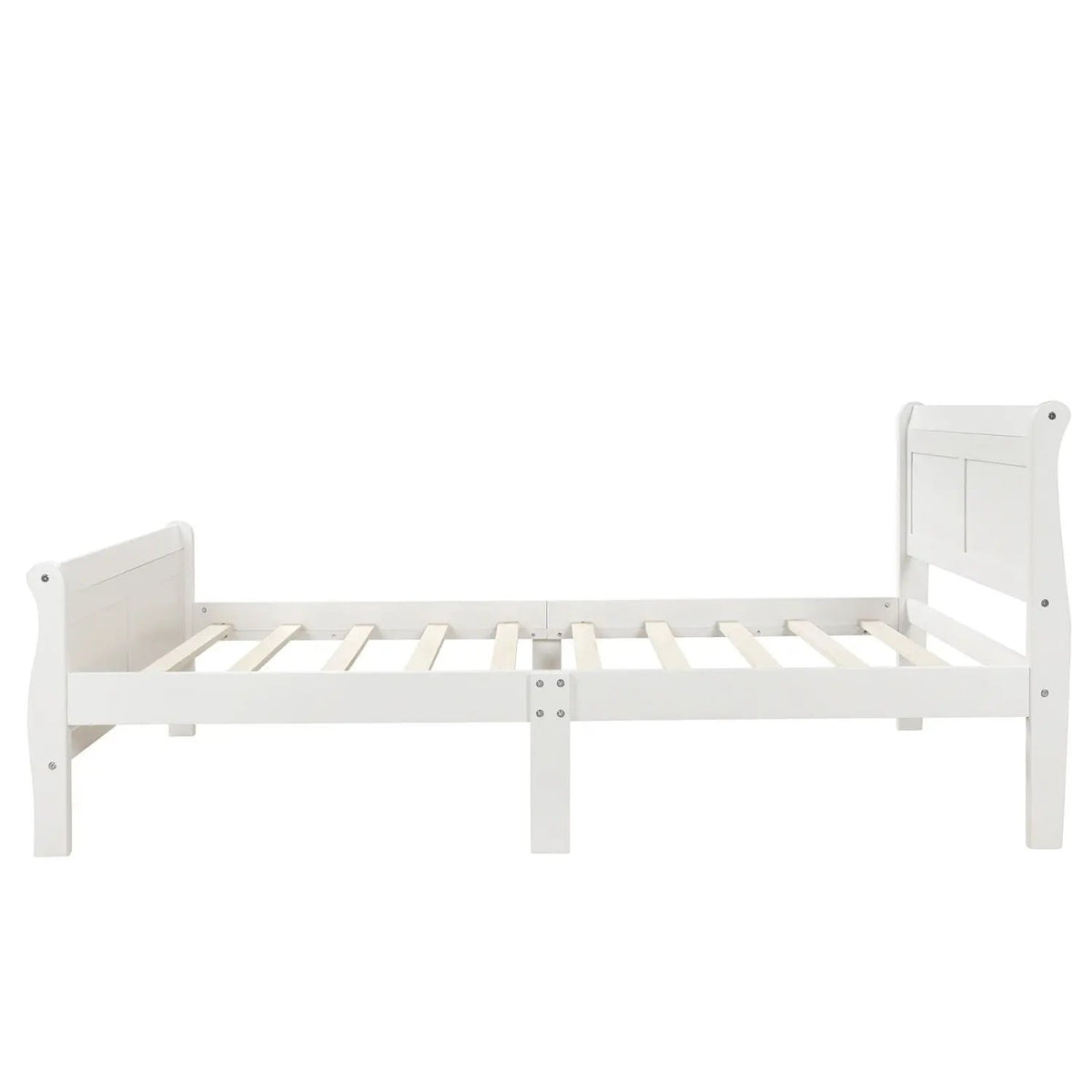 Wood Platform Bed Frame | Headboard Footboard | Wood Slat Support