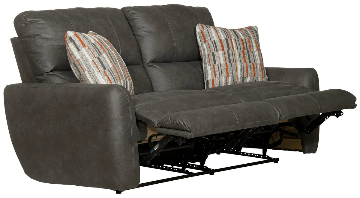 Dorian Reclining Loveseat | 4 Pieces | Faux Leather & Fabric | Living Room