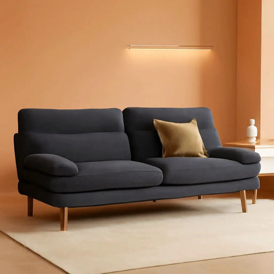 Corduroy Grey 73In Adjustable Backrest Futon SofaBed from PriceLows™