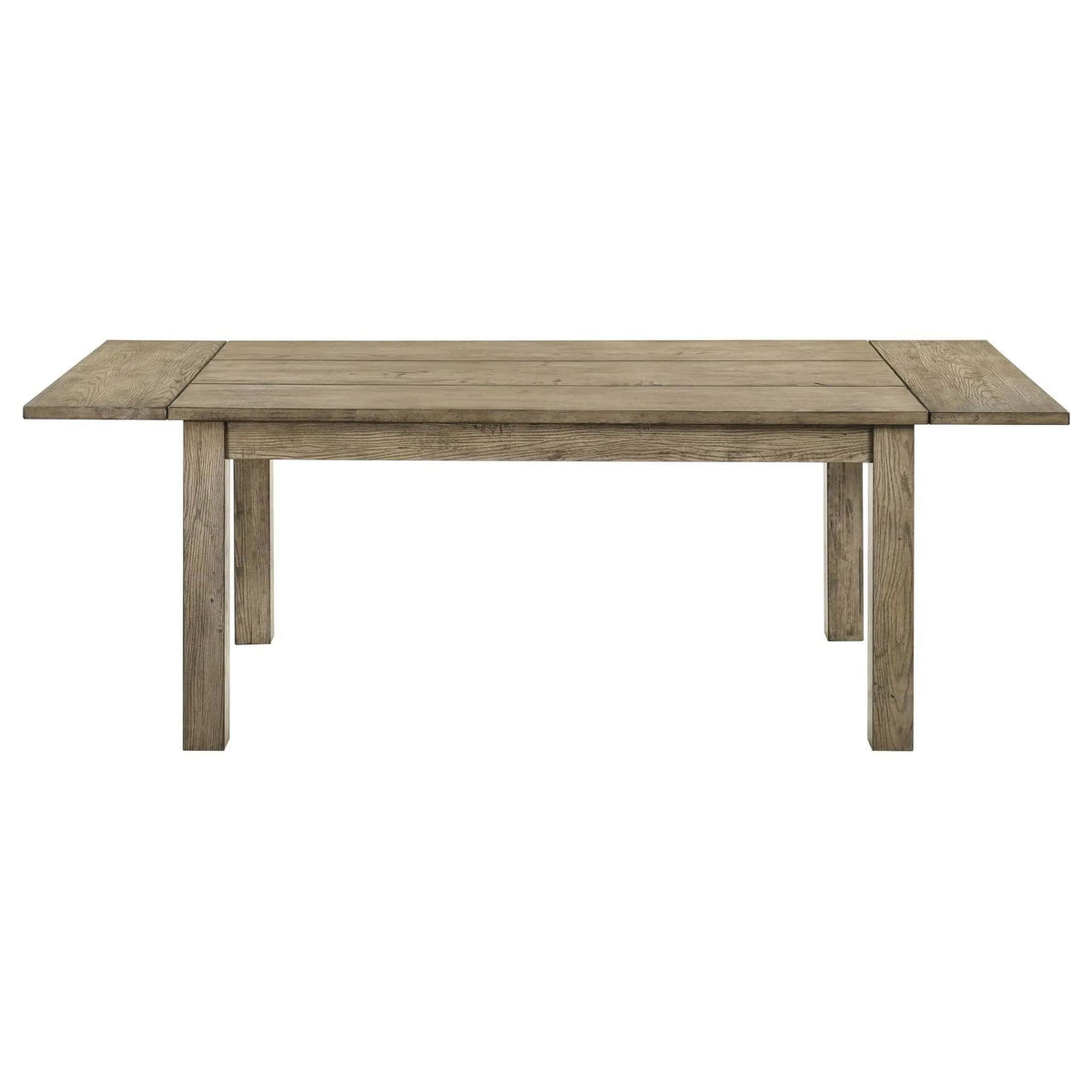 Cardova 87-inch Solid Wood Extension Dining Table Vineyard | 63 x 39.25 x 30 in | Solid Wood & Rubberwood | Oak